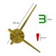 DIY Wall Clock, Adhesive, 80-90 cm, Gold/Colorful