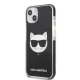 Apple iPhone 13 6.1\" Karl Lagerfeld Choupette Head Case Cover (KLHCP13MTPECK), Black