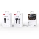 Bluetooth FM Transmitter XO BCC17 with 30W PD USB-C Car Charger and Cable, Black