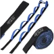 4Fizjo 1709 Gymnastic Stretching and Yoga Strap, Blue/Black
