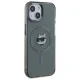 Karl Lagerfeld iPhone 15 Case HC MagSafe IML Metal Choupette Head, Black