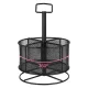 Maaleo 26290 Rotating Metal Mesh Desk Organizer and Pen Holder, Black