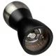 Peugeot Fidji Salt Mill 12 cm, Beech Wood and Stainless Steel, Matt Black