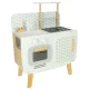 Lulilo Retro Wooden Play Kitchen for Kids with Accessories, 73 cm
