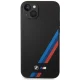 BMW Silicone Slanted Stripes Case for iPhone 14 Plus / 15 Plus, Black