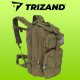 Trizand 00023243 Military Style Backpack, 26L, Green