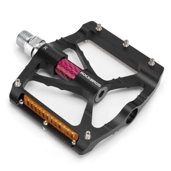 Rockbros K307PT Aluminum Platform Bicycle Pedals - Black