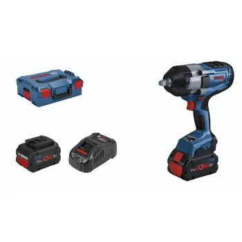 Cordless Impact Wrench Bosch GDS 18V-1000 Professional, 1/2", 2x 8.0 Ah