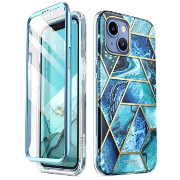 Apple iPhone 14 / 13 6.1'' SUPCASE Cosmo Hard Case Cover, Ocean Blue