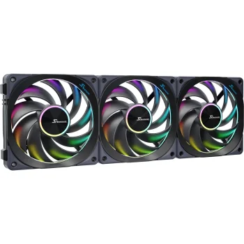 Seasonic MagFlow ARGB 120 mm 3-Fan Kit, Black