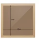 Malatec Pine Wood Frame 28.5x28.5 cm, for 30x30 cm Diamond Painting