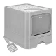 Enclosed Cat Litter Box Purlov 50x36x38cm with Scoop