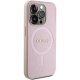 Guess iPhone 15 Pro Case Saffiano MagSafe, Pink