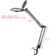 LED Magnifying Lamp Glow Moonlight 8013 6 inch 5D Desk Mount, Black