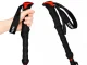 Folding Trekking and Nordic Walking Poles, Red