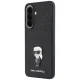 Karl Lagerfeld Fixed Glitter Ikonik Logo Case for Samsung Galaxy A37 5G, Black