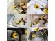 Cleaning Brushes for Drill / Screwdriver, 3 pcs, Black/Yellow