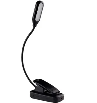 Wireless Clip-on LED Lamp 5 LED Black