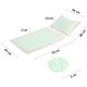 Neo-Sport Acupressure Mat and Pillow Set 190201, Grey-Mint