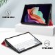 Lenovo Tab P11 Gen 2 (TB350FU) Trifold Stand PU Leather Hard Protective Cover Case, Red