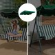 Replacement Garden Swing Canopy 200x120cm Waterproof MultiGarden, green