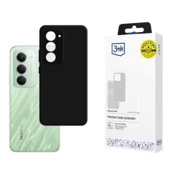 3mk silikoninis dėklas Xiaomi Redmi 15 4G / 15 5G, juodas