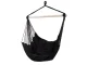 Brazilian Hanging Hammock Chair with 2 Cushions, Black