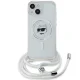 Karl Lagerfeld iPhone 15 / 14 / 13 Case IML Choupette Head & Cord MagSafe, Transparent