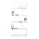 Modernhome 5-Tier Bookcase, White