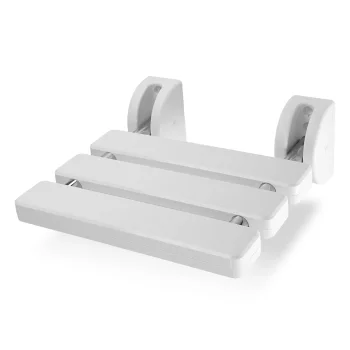 4Fizjo 1956 Folding Wall-Mounted Shower Seat, White