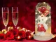 Glowing Everlasting Rose with Teddy Bear Women\'s Day Gift