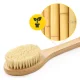 4FIZJO Long Bath and Body Dry Massage Brush, Hard