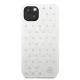 Mercedes iPhone 13 / 14 / 15 Case Silver Stars Pattern, White