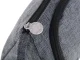 Two-Compartment School Pencil Case / Cosmetic Bag 3-in-1, Grey