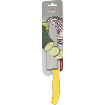 Victorinox Swiss Classic Santoku Knife 17cm, Yellow