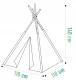 Children\'s Teepee Tent
