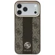 Guess 4G Stripe Round and Classic Logos MagSafe Case for iPhone 17 Pro Max / 18 Pro Max, Brown