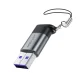 Acefast J8 USB-C Female to USB-A Male Adapter - Gray