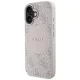 Guess 4G Circle Classic Logo MagSafe Case for iPhone 16 - Pink