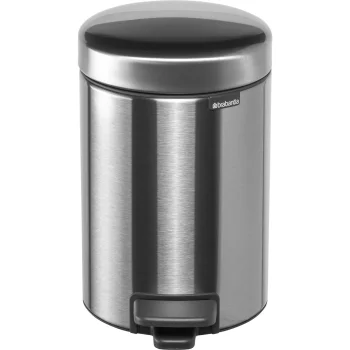 Brabantia NewIcon Pedal Bin 3 L, Matt Steel