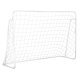 Football goal with training target mat 180x122 cm MultiGarden, white