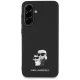 Karl Lagerfeld Saffiano Case for Samsung Galaxy A56, Black