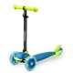 Ricokids Loco three-wheel scooter for kids, blue-green