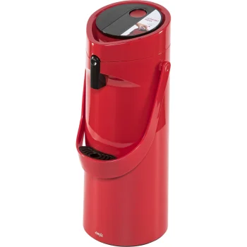 Emsa Ponza Pump-Vacuum Jug 1.9 L, Red