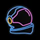 Forever Light FPNE22 Astronauta PLEXI LED Neon Sign, Multicolor