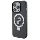 Karl Lagerfeld iPhone 14 Pro Case Ring Stand Karl & Choupette MagSafe, Black