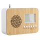 Setty Y1966 Bamboo FM Radio with Weather Station