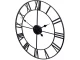 Retro Vintage Loft 3D Wall Clock, 60cm, Black