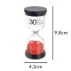 Kruzzel Hourglass Sand Timer Set for Kids 25676, 6 pcs, Multicolor