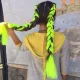 Soulima Synthetic Hair for Braids, Neon Colors, 60 cm